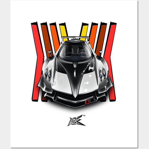 pagani zonda R Wall Art by naquash